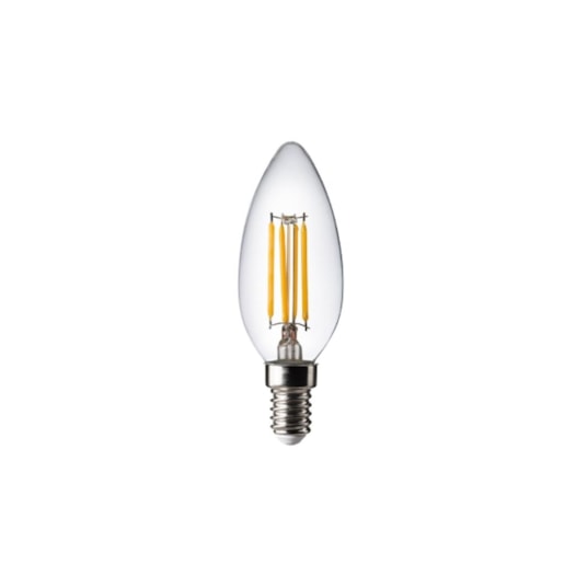 LÂMPADA LED VELA LISA FILAMENTO E14 2400K 4W BIVOLT | PIX ILUMINAÇÃO 36506101 LÂMPADA LED VELA LISA FILAMENTO E14 2400K 4W BIVOLT | PIX ILUMINAÇÃO 36506101