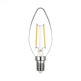 LÂMPADA VELA LISA FILAMENTO 2,5W 2700K 127V | STELLA STH20301/27 LÂMPADA VELA LISA FILAMENTO 2,5W 2700K 127V | STELLA STH20301/27