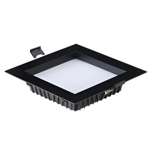 LUM. LED QDR. RECUADO DEEP 12W 4000K PRETO | NORDECOR 4095 LUM. LED QDR. RECUADO DEEP 12W 4000K PRETO | NORDECOR 4095