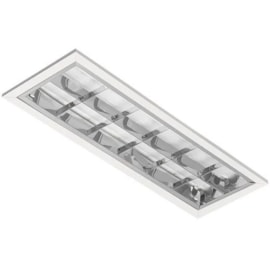 LUMINÁRIA COMERCIAL ALETADA ALTO RENDIMENTO DE EMBUTIR PARA LÂMPADA LED T8 2X 9W 10W | BELLUCE LUMINÁRIA COMERCIAL ALETADA ALTO RENDIMENTO DE EMBUTIR PARA LÂMPADA LED T8 2X 9W 10W | BELLUCE