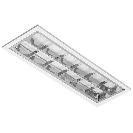 LUMINÁRIA COMERCIAL ALETADA ALTO RENDIMENTO DE EMBUTIR PARA LÂMPADA LED T8 2X 9W 10W | BELLUCE LUMINÁRIA COMERCIAL ALETADA ALTO RENDIMENTO DE EMBUTIR PARA LÂMPADA LED T8 2X 9W 10W | BELLUCE