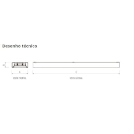 LUMINÁRIA COMERCIAL ALETADA ALTO RENDIMENTO DE SOBREPOR PARA LÂMPADA LED T8 2X18W 20W | BELLUCE LUMINÁRIA COMERCIAL ALETADA ALTO RENDIMENTO DE SOBREPOR PARA LÂMPADA LED T8 2X18W 20W | BELLUCE