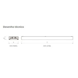 LUMINÁRIA COMERCIAL C/ REFLETOR EM ALUMÍNIO ALTO RENDIMENTO DE SOBREPOR PARA LÂMPADA LED T8 2X18W 20W | BELLUCE LUMINÁRIA COMERCIAL C/ REFLETOR EM ALUMÍNIO ALTO RENDIMENTO DE SOBREPOR PARA LÂMPADA LED T8 2X18W 20W | BELLUCE
