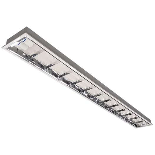 LUMINÁRIA COMERCIAL SLIM ALETADA ALTO RENDIMENTO DE EMBUTIR PARA LÂMPADA LED T8 2X18W 20W | BELLUCE LUMINÁRIA COMERCIAL SLIM ALETADA ALTO RENDIMENTO DE EMBUTIR PARA LÂMPADA LED T8 2X18W 20W | BELLUCE