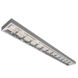 LUMINÁRIA COMERCIAL SLIM ALETADA ALTO RENDIMENTO DE SOBREPOR PARA LÂMPADA LED T8 2X18W 20W | BELLUCE LUMINÁRIA COMERCIAL SLIM ALETADA ALTO RENDIMENTO DE SOBREPOR PARA LÂMPADA LED T8 2X18W 20W | BELLUCE