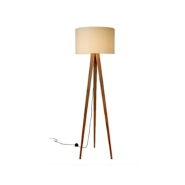 LUMINÁRIA DE CHÃO PISO BALANCE TRIPÉ 160XØ45CM LINHO E MADEIRA OFF WHITE E JEQUITIBÁ | NOVA HOME 2035 LUMINÁRIA DE CHÃO PISO BALANCE TRIPÉ 160XØ45CM LINHO E MADEIRA OFF WHITE E JEQUITIBÁ | NOVA HOME 2035