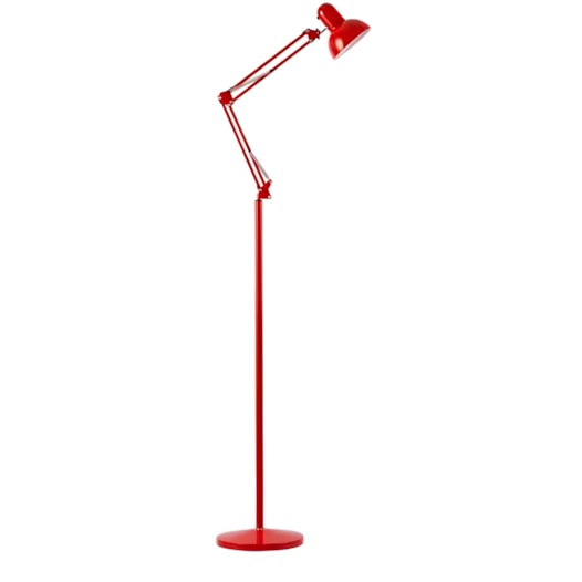 LUMINÁRIA DE CHÃO PISO KOVY VERMELHO | NORDECOR 2405 LUMINÁRIA DE CHÃO PISO KOVY VERMELHO | NORDECOR 2405
