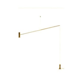 LUMINÁRIA DE CHÃO PISO LED COM CABO DE SUSTENTAÇÃO AO TETO 3000K 12W BIVOLT 250X192X12CM METAL DOURADO | SINDORA ILUMINAÇÃO DCD01154 LUMINÁRIA DE CHÃO PISO LED COM CABO DE SUSTENTAÇÃO AO TETO 3000K 12W BIVOLT 250X192X12CM METAL DOURADO | SINDORA ILUMINAÇÃO DCD01154