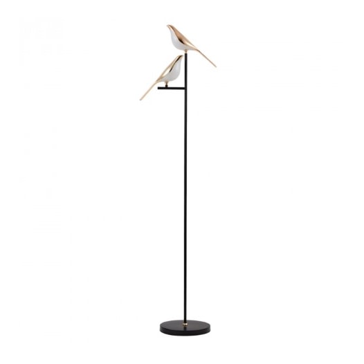 LUMINÁRIA DE CHÃO PISO LED VOGEL 3000K 20W BIVOLT 152XØ25CM DOURADO/PRETO | NORDECOR 2434 LUMINÁRIA DE CHÃO PISO LED VOGEL 3000K 20W BIVOLT 152XØ25CM DOURADO/PRETO | NORDECOR 2434