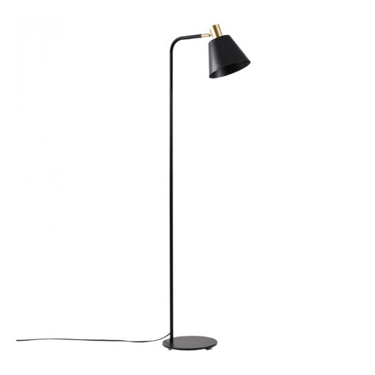 LUMINÁRIA DE CHÃO PISO PETTI 140XØ25CM METAL PRETO E DOURADO | NORDECOR 2483 LUMINÁRIA DE CHÃO PISO PETTI 140XØ25CM METAL PRETO E DOURADO | NORDECOR 2483