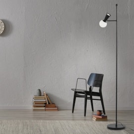 LUMINÁRIA DE CHÃO PISO SEARS 1 HALOPIN 1 DICROICA PAR16 PRETO E FOSCO | STUDIOLUCE CL1630PT LUMINÁRIA DE CHÃO PISO SEARS 1 HALOPIN 1 DICROICA PAR16 PRETO E FOSCO | STUDIOLUCE CL1630PT