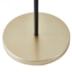 LUMINÁRIA DE CHÃO PISO TEAS 1 HALOPIN 163XØ25CM METAL E VIDRO DOURADO FOSCO E PRETO | NORDECOR 2476 LUMINÁRIA DE CHÃO PISO TEAS 1 HALOPIN 163XØ25CM METAL E VIDRO DOURADO FOSCO E PRETO | NORDECOR 2476