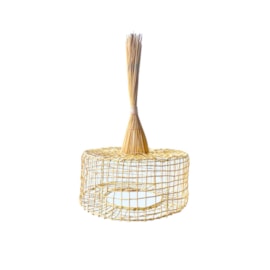 LUMINARIA DE CHÃO RATTAN ARAMI D51XA95CM | BIASÁ 20436 LUMINARIA DE CHÃO RATTAN ARAMI D51XA95CM | BIASÁ 20436