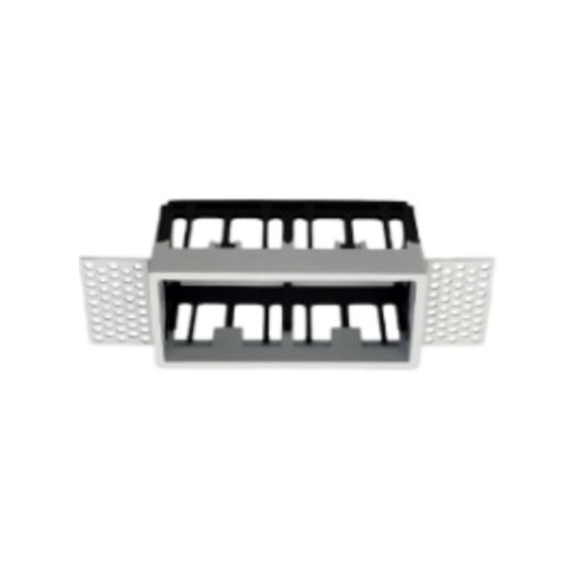 LUMINÁRIA DE EMBUTIR DE TETO 2 FACHO 9,8X5,3X5,6CM ALUMÍNIO | DIMLUX 700909/NOFRAME LUMINÁRIA DE EMBUTIR DE TETO 2 FACHO 9,8X5,3X5,6CM ALUMÍNIO | DIMLUX 700909/NOFRAME