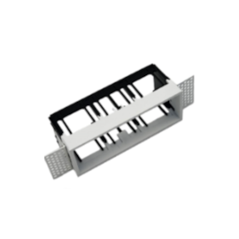 LUMINÁRIA DE EMBUTIR DE TETO 3 FACHO 14,3X5,3X5,6CM ALUMÍNIO | DIMLUX 700910/NOFRAME LUMINÁRIA DE EMBUTIR DE TETO 3 FACHO 14,3X5,3X5,6CM ALUMÍNIO | DIMLUX 700910/NOFRAME