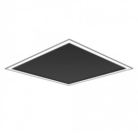 LUMINÁRIA DE EMBUTIR LED FIT EDGE QUADRADO 4000K 32W BIVOLT | NEWLINE EM0124LED4 LUMINÁRIA DE EMBUTIR LED FIT EDGE QUADRADO 4000K 32W BIVOLT | NEWLINE EM0124LED4