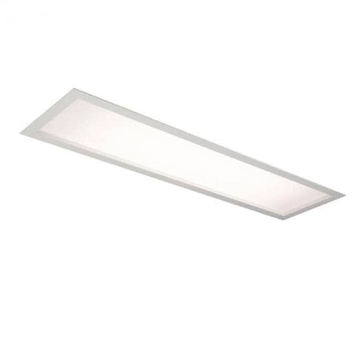 LUMINÁRIA DE EMBUTIR LED FLAT II RETANGULAR 3000K 16W BIVOLT 61,6X12,6X7,2CM | NEWLINE 605LED3