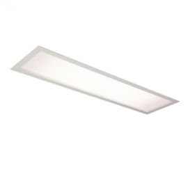 LUMINÁRIA DE EMBUTIR LED FLAT II RETANGULAR 3000K 32W BIVOLT 117X12,6X7,2CM | NEWLINE 606LED3