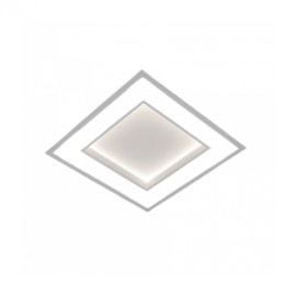 LUMINÁRIA DE EMBUTIR LED NEW CHESS QUADRADO 4000K 33,6W BIVOLT 49X49X6,7CM | NEWLINE 502LED4 LUMINÁRIA DE EMBUTIR LED NEW CHESS QUADRADO 4000K 33,6W BIVOLT 49X49X6,7CM | NEWLINE 502LED4