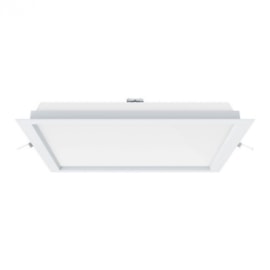 LUMINÁRIA DE EMBUTIR LED QUADRADO BIVOLT BRANCO 21W 3000K | INTERLIGHT IL-IN02-W