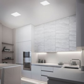 LUMINÁRIA DE EMBUTIR LED SLIM II QUADRADO 3000K 12,6W BIVOLT | NEWLINE 590LED3 LUMINÁRIA DE EMBUTIR LED SLIM II QUADRADO 3000K 12,6W BIVOLT | NEWLINE 590LED3