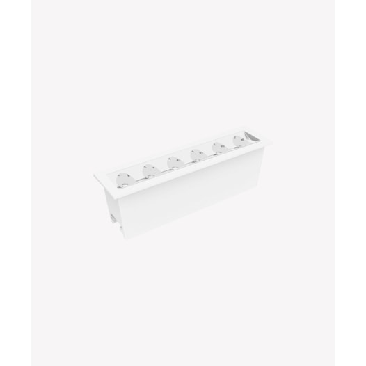 LUMINÁRIA DE EMBUTIR LED SOUL 2700K 12W 80° BIVOLT 12,6X3,1X4CM ALUMÍNIO BRANCO | OPUS LED OPS 87883 LUMINÁRIA DE EMBUTIR LED SOUL 2700K 12W 80° BIVOLT 12,6X3,1X4CM ALUMÍNIO BRANCO | OPUS LED OPS 87883