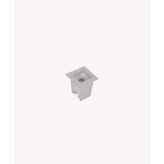 LUMINÁRIA DE EMBUTIR LED SOUL 30° 2700K 2W BIVOLT 4,5X4,5X4,9CM ALUMÍNIO BRANCO | OPUS LED OPS 87692