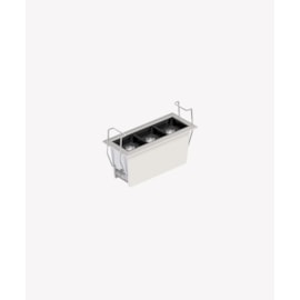 LUMINÁRIA DE EMBUTIR LED SOUL 30° 4000K 6W BIVOLT 10,5X4,5X5CM ALUMÍNIO PRETO E BRANCO | OPUS LED OPS 87777 LUMINÁRIA DE EMBUTIR LED SOUL 30° 4000K 6W BIVOLT 10,5X4,5X5CM ALUMÍNIO PRETO E BRANCO | OPUS LED OPS 87777