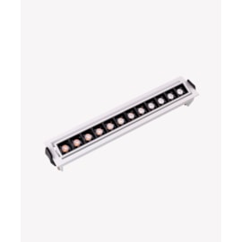 LUMINÁRIA DE EMBUTIR LED SOUL DIRECIONÁVEL 24° 2700K 24W BIVOLT 24,7X4CM ALUMÍNIO PRETO E BRANCO | OPUS LED OPS 87869