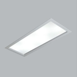 LUMINÁRIA DE EMBUTIR MAGNUM 2 TUBULAR T8 120CM | USINA 3610/130F LUMINÁRIA DE EMBUTIR MAGNUM 2 TUBULAR T8 120CM | USINA 3610/130F