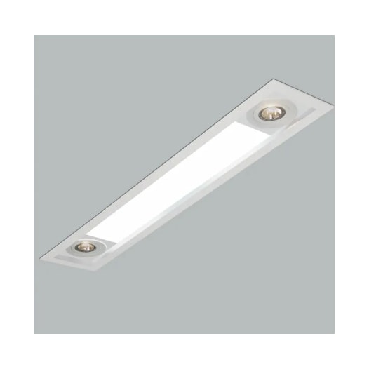 LUMINÁRIA DE EMBUTIR MAGNUM 4 T8 120CM 2 PAR20 | USINA 3620/150F LUMINÁRIA DE EMBUTIR MAGNUM 4 T8 120CM 2 PAR20 | USINA 3620/150F