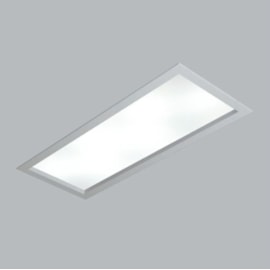 LUMINÁRIA DE EMBUTIR MAGNUM 4 T8 120CM | USINA 3615/130F LUMINÁRIA DE EMBUTIR MAGNUM 4 T8 120CM | USINA 3615/130F