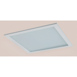 LUMINÁRIA DE EMBUTIR PERFIL FACEADO 15X15X11CM 1X BULBO A60 E27 | BELLUCE G8020