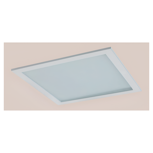 LUMINÁRIA DE EMBUTIR PERFIL FACEADO 30X30X11CM 3X BULBO A60 E27 | BELLUCE G8022