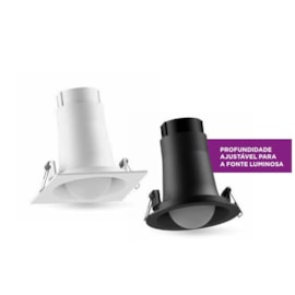 LUMINÁRIA DE EMBUTIR QUADRADO A60 120X120MM PRETO | SAVEENERGY SE-330.1315 LUMINÁRIA DE EMBUTIR QUADRADO A60 120X120MM PRETO | SAVEENERGY SE-330.1315