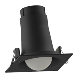 LUMINÁRIA DE EMBUTIR QUADRADO A60 120X120MM PRETO | SAVEENERGY SE-330.1315 LUMINÁRIA DE EMBUTIR QUADRADO A60 120X120MM PRETO | SAVEENERGY SE-330.1315