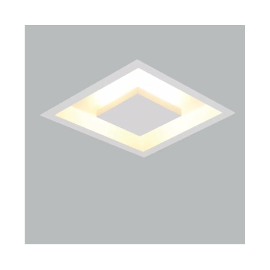 LUMINÁRIA DE EMBUTIR REBATEDOR HOME QUADRADO | USINA 250/2 LUMINÁRIA DE EMBUTIR REBATEDOR HOME QUADRADO | USINA 250/2