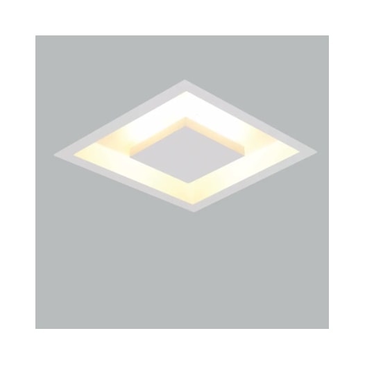 LUMINÁRIA DE EMBUTIR REBATEDOR HOME QUADRADO | USINA 250/6 LUMINÁRIA DE EMBUTIR REBATEDOR HOME QUADRADO | USINA 250/6