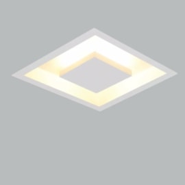 LUMINÁRIA DE EMBUTIR REBATEDOR HOME QUADRADO | USINA 250/6 LUMINÁRIA DE EMBUTIR REBATEDOR HOME QUADRADO | USINA 250/6