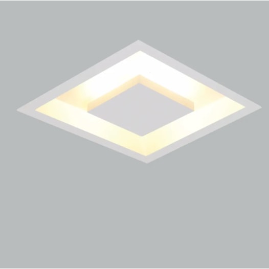 LUMINÁRIA DE EMBUTIR REBATEDOR HOME QUADRADO | USINA 250/6E LUMINÁRIA DE EMBUTIR REBATEDOR HOME QUADRADO | USINA 250/6E