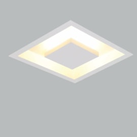 LUMINÁRIA DE EMBUTIR REBATEDOR HOME QUADRADO | USINA 250/6E LUMINÁRIA DE EMBUTIR REBATEDOR HOME QUADRADO | USINA 250/6E