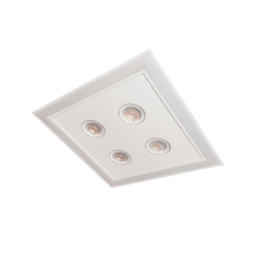 LUMINÁRIA DE EMBUTIR SCALA 3000K 36,8W 4 AR70 | USINA 19233/42LED3 LUMINÁRIA DE EMBUTIR SCALA 3000K 36,8W 4 AR70 | USINA 19233/42LED3