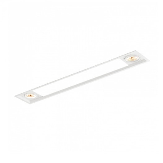 LUMINÁRIA DE EMBUTIR SLIM II MIX RETANGULAR 2 2 85,2X13,9X9CM ALUMÍNIO E ACRÍLICO | NEWLINE IN50233 LUMINÁRIA DE EMBUTIR SLIM II MIX RETANGULAR 2 2 85,2X13,9X9CM ALUMÍNIO E ACRÍLICO | NEWLINE IN50233