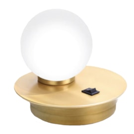 LUMINÁRIA DE MESA 1XG9 15X14CM METAL E VIDRO | OLD ARTISAN ABJ-5523 LUMINÁRIA DE MESA 1XG9 15X14CM METAL E VIDRO | OLD ARTISAN ABJ-5523