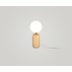 LUMINÁRIA DE MESA CAPSULE BAOBÁ MADEIRA CLARA 27,5XØ12CM MADEIRA E VIDRO | TKS 3506 LUMINÁRIA DE MESA CAPSULE BAOBÁ MADEIRA CLARA 27,5XØ12CM MADEIRA E VIDRO | TKS 3506