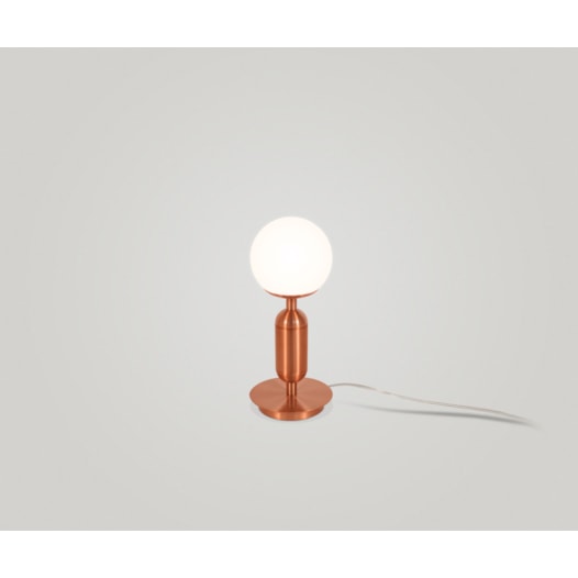 LUMINÁRIA DE MESA CAPSULE P 23,5XØ11CM VIDRO E METAL | TKS 3502 LUMINÁRIA DE MESA CAPSULE P 23,5XØ11CM VIDRO E METAL | TKS 3502