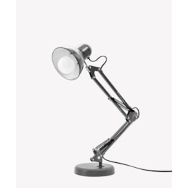 LUMINÁRIA DE MESA CLASSIC ARTICULÁVEL 15X50CM FERRO PRETO | OPUS LED OPS 37042 LUMINÁRIA DE MESA CLASSIC ARTICULÁVEL 15X50CM FERRO PRETO | OPUS LED OPS 37042
