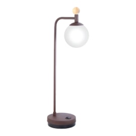 LUMINÁRIA DE MESA COM DETALHE MADEIRA 1XG9 50X17X12CM METAL E VIDRO | OLD ARTISAN ABJ-5504 (com madeira) LUMINÁRIA DE MESA COM DETALHE MADEIRA 1XG9 50X17X12CM METAL E VIDRO | OLD ARTISAN ABJ-5504 (com madeira)