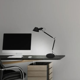 LUMINÁRIA DE MESA DRAIN OFFICE PRETO | STUDIOLUCE LM1603PT LUMINÁRIA DE MESA DRAIN OFFICE PRETO | STUDIOLUCE LM1603PT