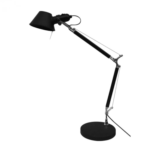 LUMINÁRIA DE MESA DRAIN OFFICE PRETO | STUDIOLUCE LM1603PT LUMINÁRIA DE MESA DRAIN OFFICE PRETO | STUDIOLUCE LM1603PT